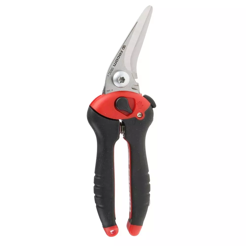 Facom 205 mm Left, Right Tin Snips for Aluminium, Cardboard, Leather, PVC, Rubber, Steel, 980C.PB