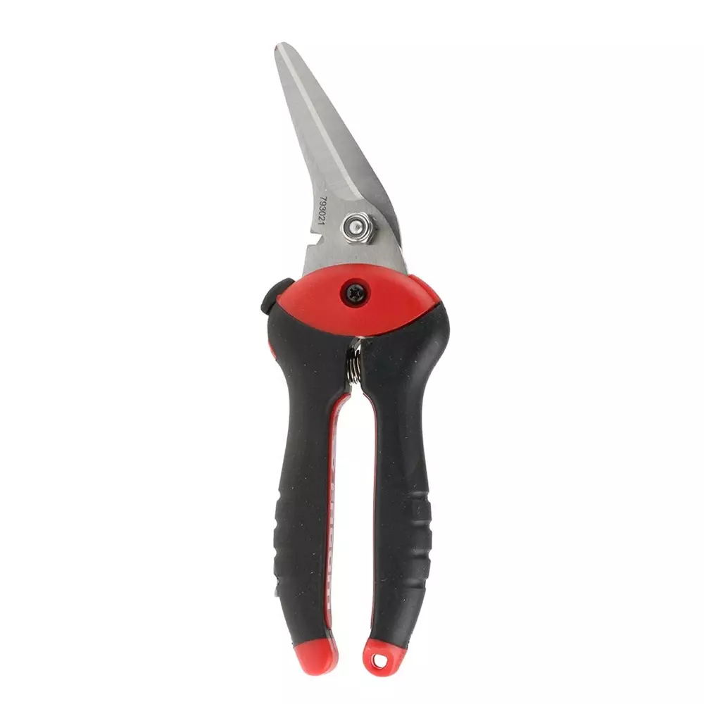 Facom 205 mm Left, Right Tin Snips for Aluminium, Cardboard, Leather, PVC, Rubber, Steel, 980C.PB