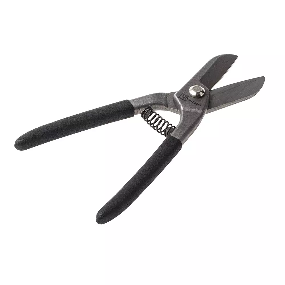 RS PRO Tin Snip High Carbon Steel Straight 0.8 mm Comfort Grip Wire, 8473813