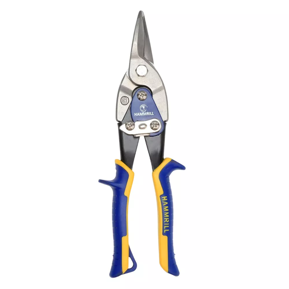 Hammrill Aviation Snip Straight Head 10 Inch (250 mm) Size Metal & Plastic for Cutting Roofing Sheets, AP-24