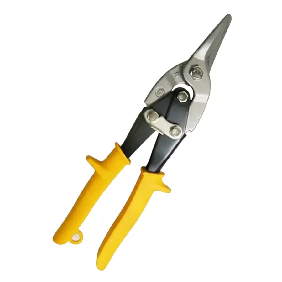 GTH Industrial Grade Aviation Tin Snips Chrome-Vanadium Steel 250 mm (10 inch) 50HRC Hardness