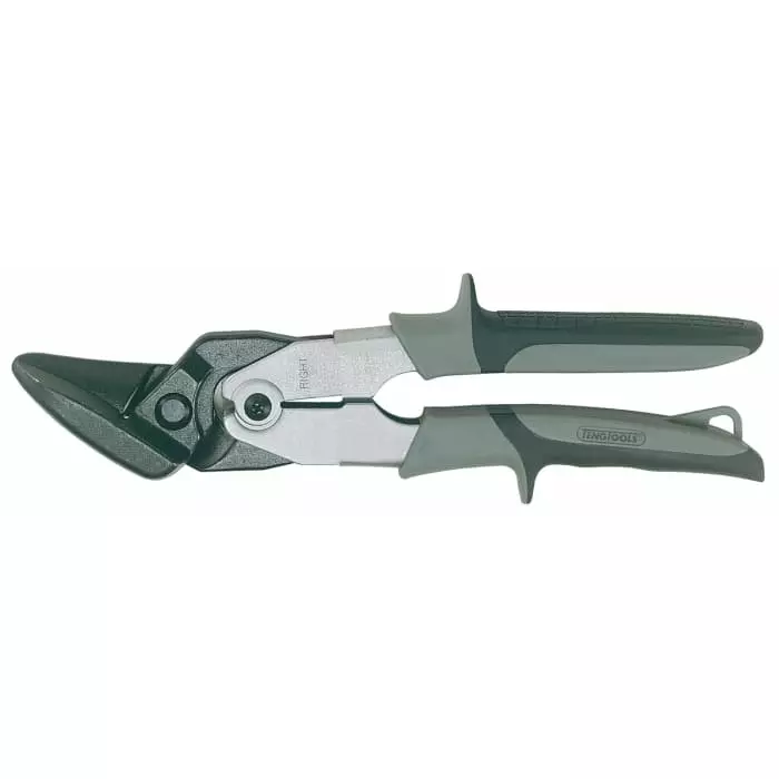Teng Tools 250 mm Right, Straight Tin Snip for Stainless Steel, Steel, 493