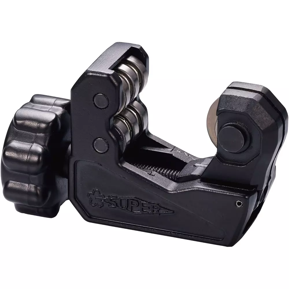 Super Tool Black Takumi Bearing-Equipped Tube Cutter 78 mm Overall Length, TCB104B