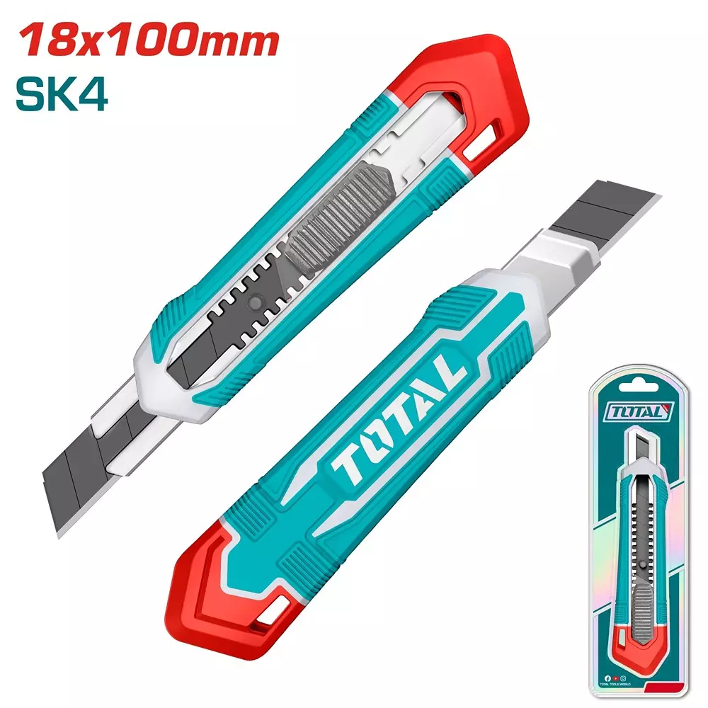 total-snap-off-cutter-blade-flat-push-button-18-mm-x-100-mm-sk4-blade-179-mm-length-tht511815