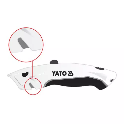 yato-utility-cutter-with-trapezoid-blade-made-of-sk5-zinc-alloy-tpr-abs-casing-material-and-61x33x05-mm-blade-size-yt-75201