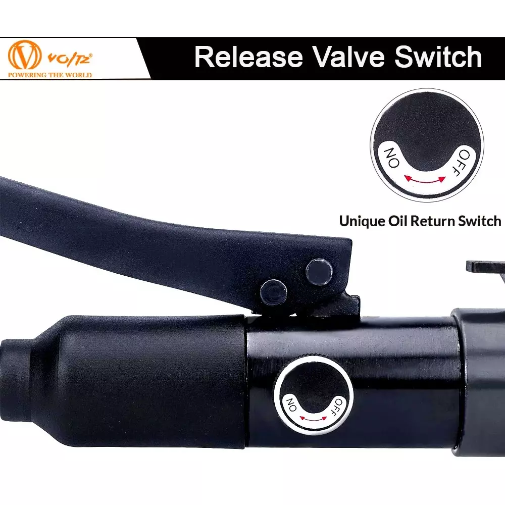 Voltz Hydraulic Cable Cutter High Carbon Alloy Steel Blade, Upto 55 mm Cutting Capacity and 180° Rotatable Head, VZ-CPC-55