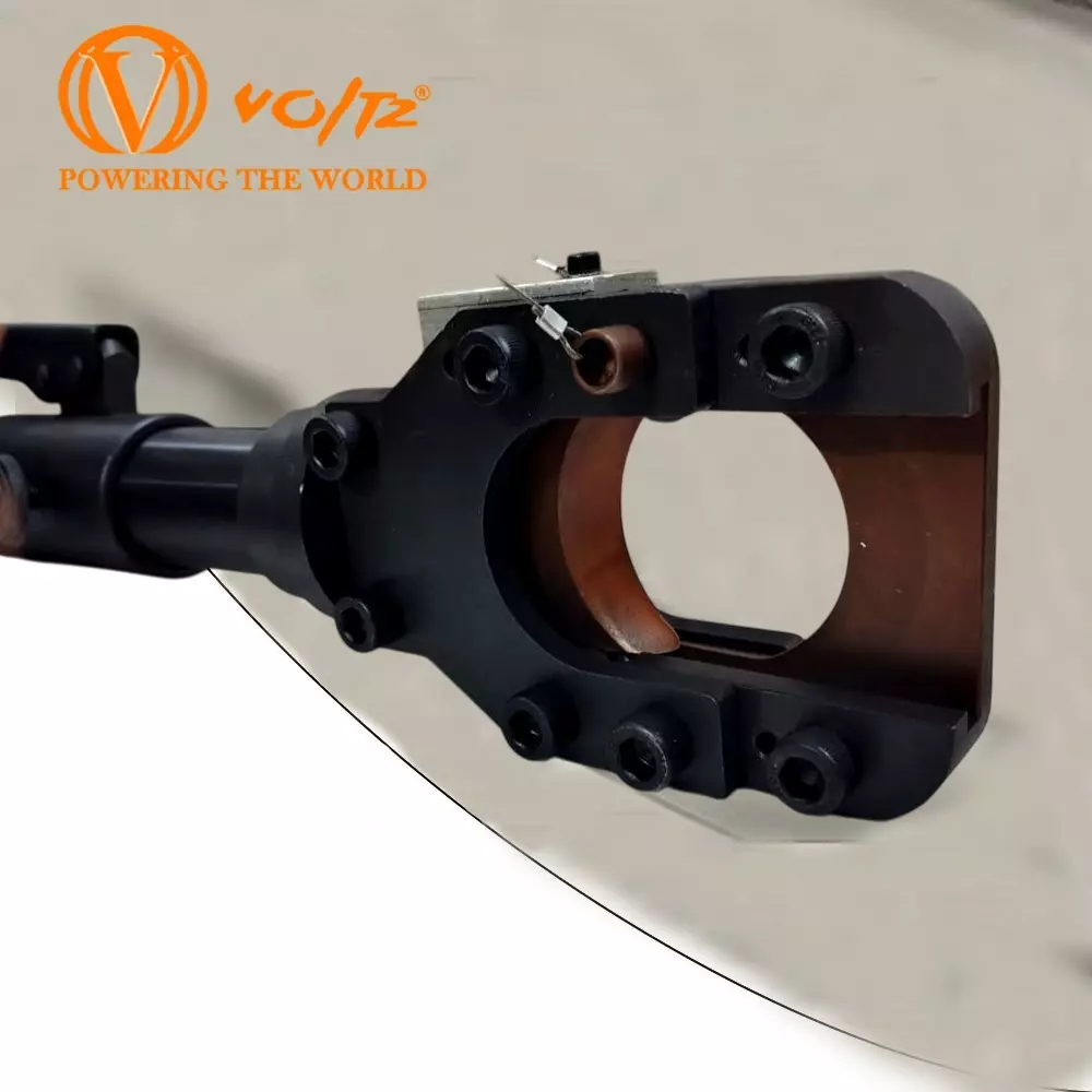 Voltz Hydraulic Cable Cutter High Carbon Alloy Steel Blade, Upto 55 mm Cutting Capacity and 180° Rotatable Head, VZ-CPC-55