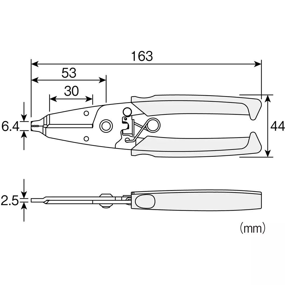 hozan-precision-wire-cutter-163-mm-overall-length-p-969