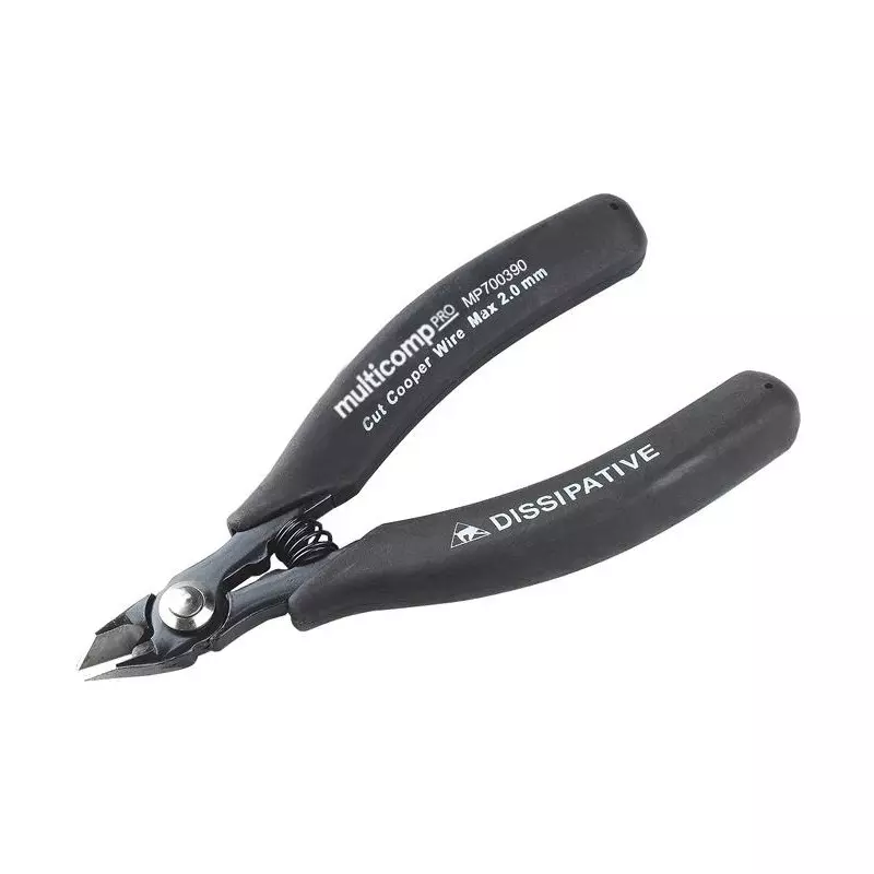 MULTICOMP PRO Wire Cutter Micro Type Flush Cut 2 mm Cutting Capacity Max, MP700390