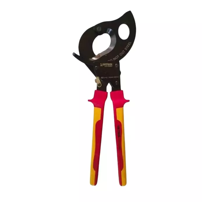 Us Tool Insulated Ratchet Cable Cutter 380 mm (15 Inch) Length 1000 V, Ust-V380Rc