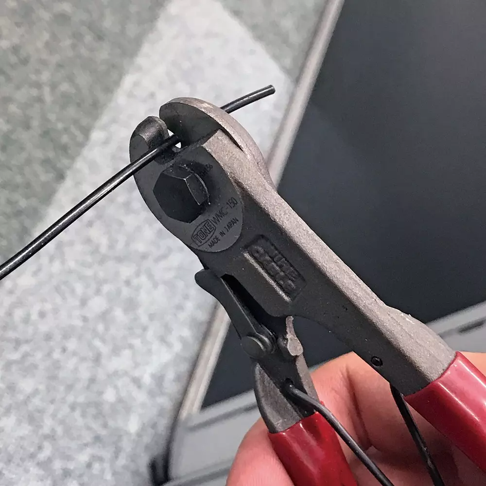 TONE Wire Mini Cutter Structural Steel & Resin 150 mm Nominal Size 167 mm Length, WMC-150