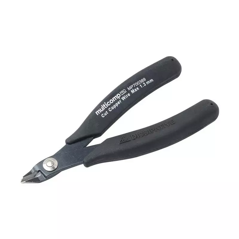 MULTICOMP PRO Wire Cutter Micro Type Flush Cut 1.3 mm Cutting Capacity Max, MP700389