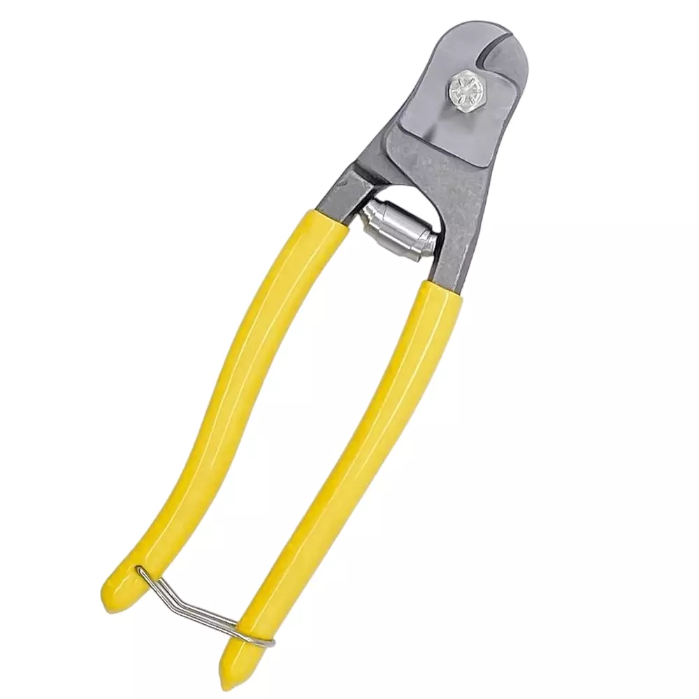 Jawsons Heavy-Duty Wire Rope Cutter Stainless Steel with Safety Lock & Ergonomic Handle