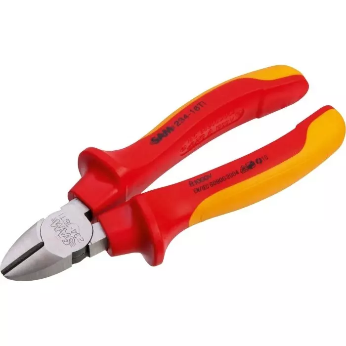 Sam Side Cutter VDE/1000V Insulated Cutter, 234-16TI