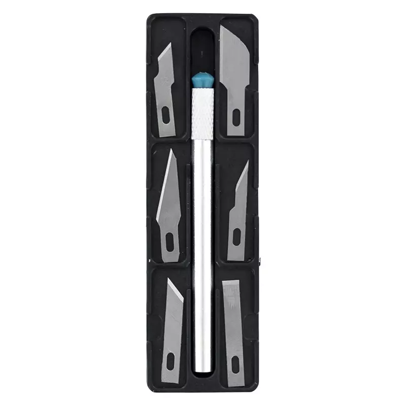 MULTICOMP PRO Knife Set No.1 Handle with 6 Blades Kit Contents, MP012484