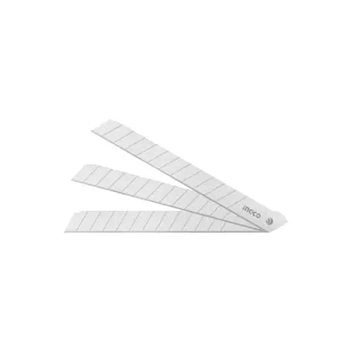 Ingco HKNSB0901 9 x 80 mm Stainless Steel Blades Set