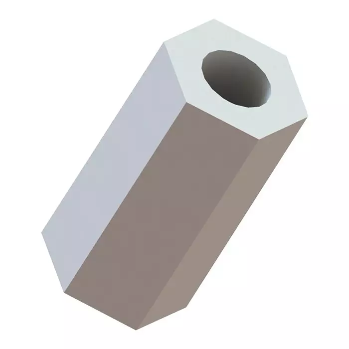 ESSENTRA COMPONENTS Spacers SPACER, PVC, 4.8MM X 19.1MM, HS-4-6 (Pack of 5)