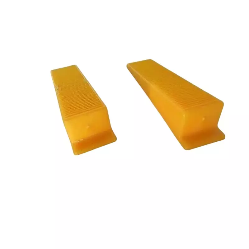 GENERIC Tile Leveler Wedges Yellow 9 cm Length Plastic Hand Grip for Home & Professional Use, 100 Pcs