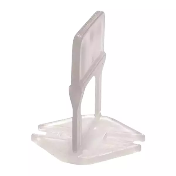 DISHATOOLS Professional Tile Leveling System Kit 100 Wedges & 100 Clips Yellow & White 2 mm Clip Thickness Plastic for Home & Professional Use