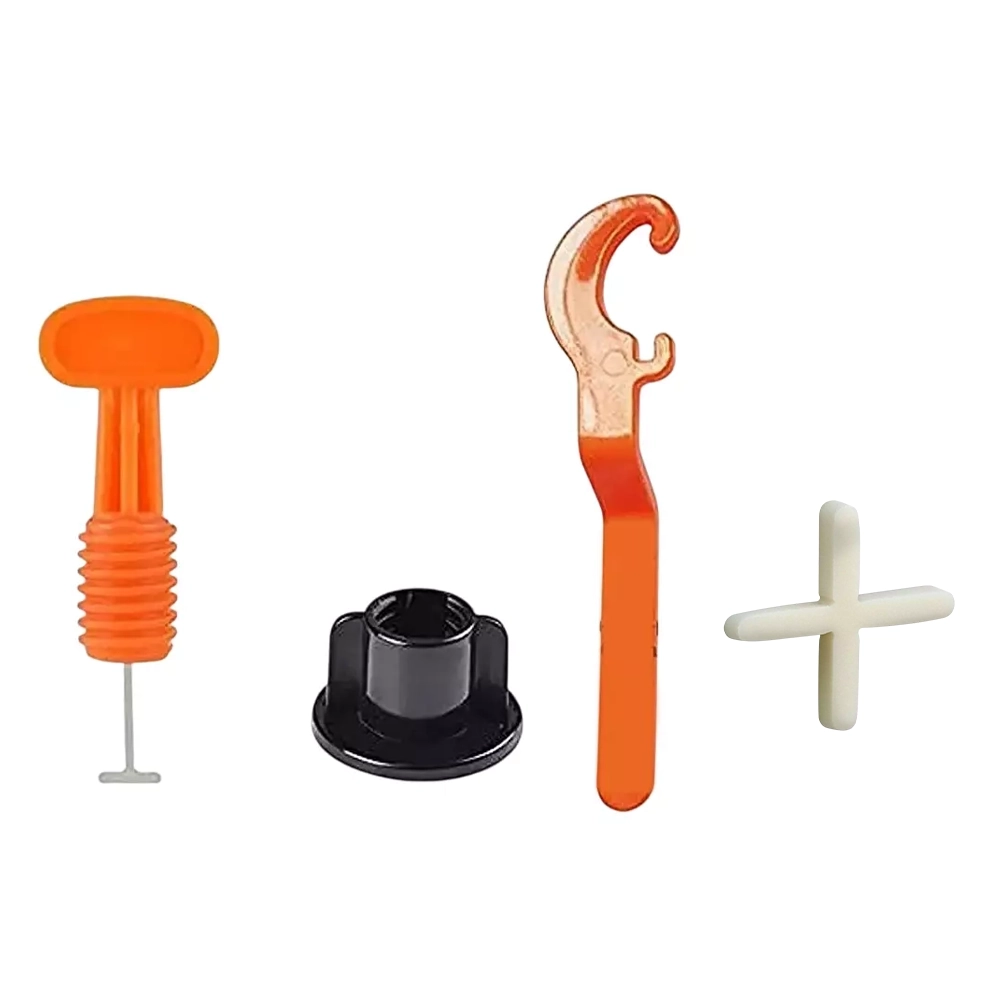 GETANYWAY 50 Pcs Tile Leveling System Kit with Special Wrench & 100 Pcs Spacer 2 mm (0.07 inch) Post Level Non Magnetic PVC