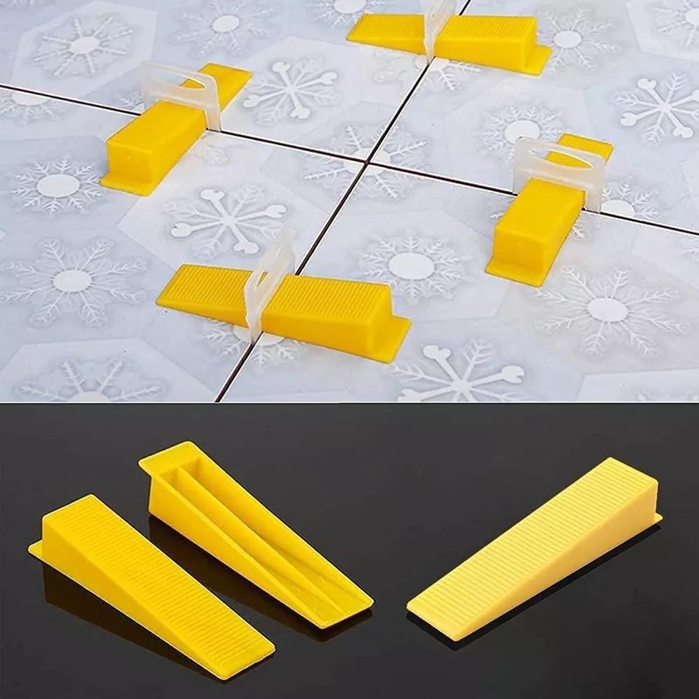 Flamingo Tiles Leveling Wedges Yellow 4 cm (Pack of 300 Pcs)