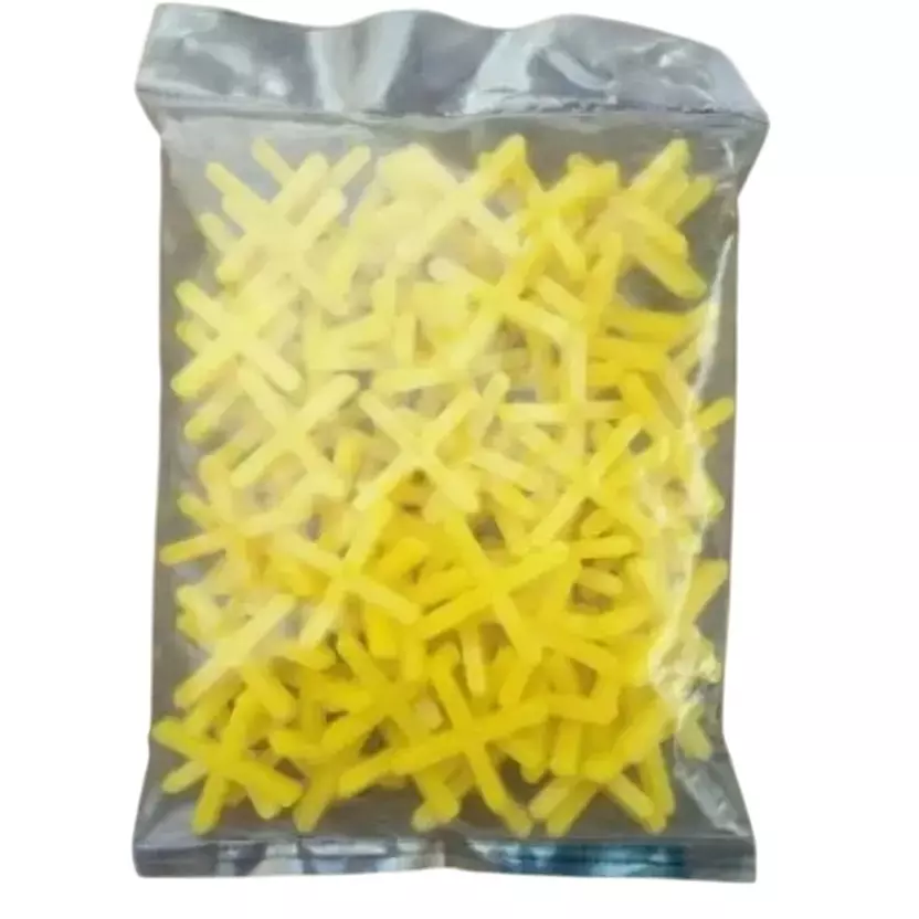 ToolsT 3 mm Yellow Tile Leveling Spacers (Pack of 500)