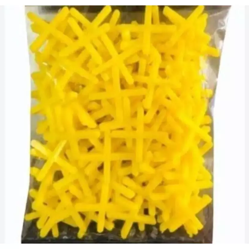 ToolsT 3 mm Yellow Tile Leveling Spacers (Pack of 500)