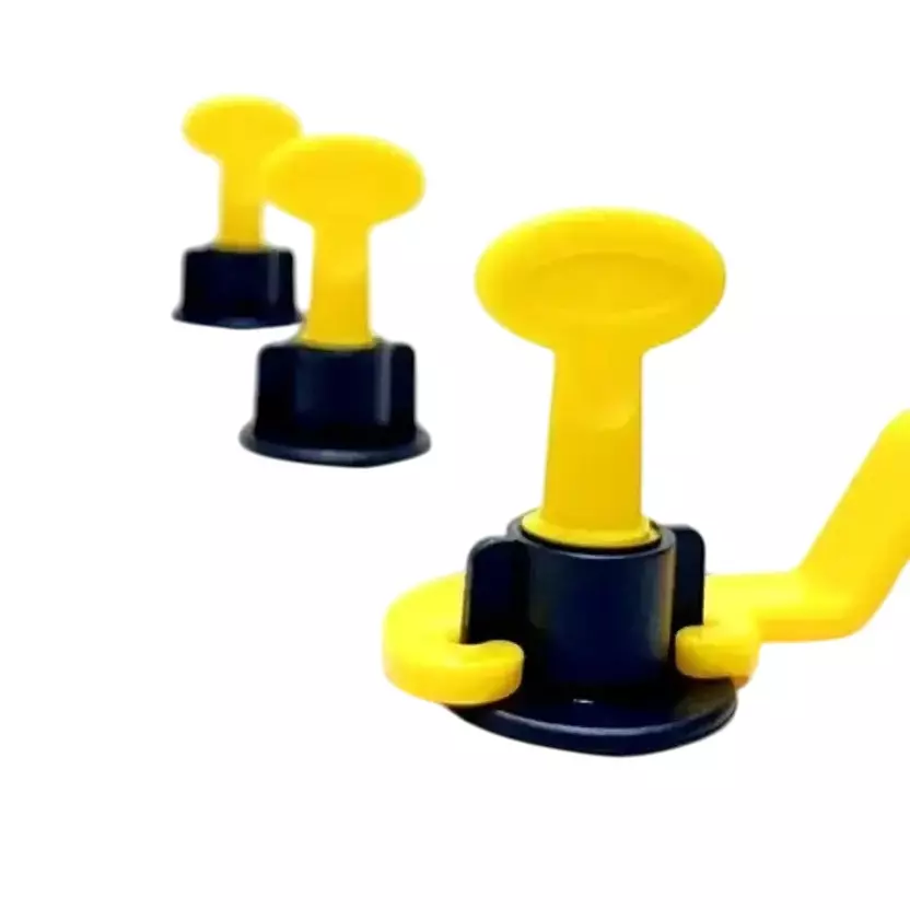 ToolsT 3 cm Reusable Tile Leveling System for Flooring & Wall with Measurement (Pack of 50)