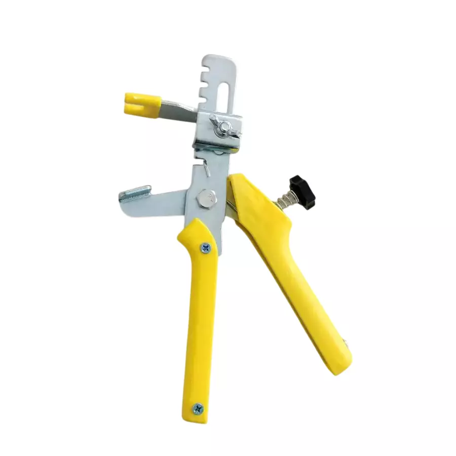 GENERIC Plier Leveler Tool Silver & Yellow 22 cm Length Iron & Plastic for Home & Professional Use