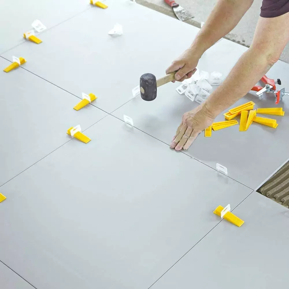 Flamingo Tiles Leveling Wedges Yellow 9 cm (Pack of 100 Pcs)
