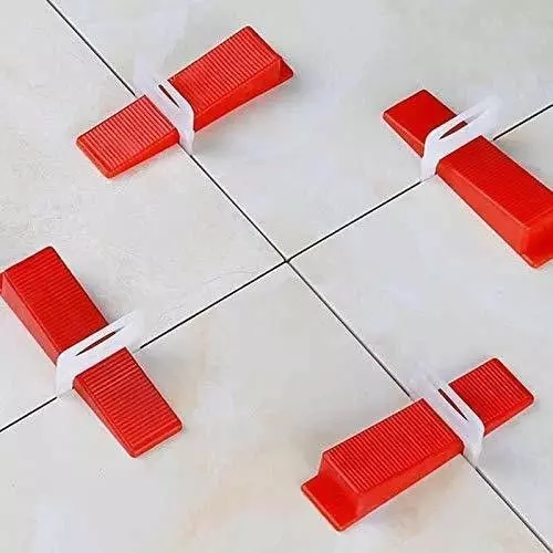 Shri Balaji International Tile Leveler Wedges And Clips 7 cm Length (Pack of 150 Pcs)