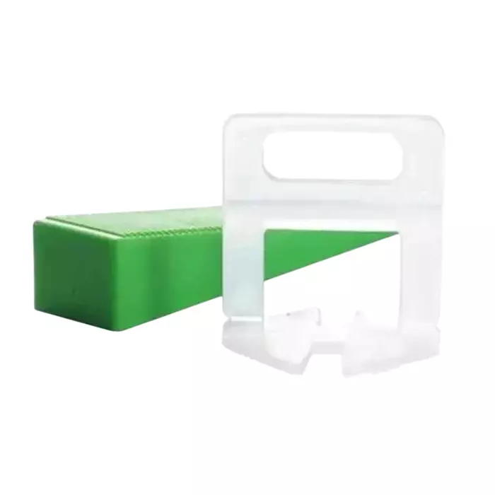 NEWHANDTOOLS Tile Levelling System Includes 100 Wedge, 200 Clips 3 mm, 1 Spacer Lever Tool Length 5 cm