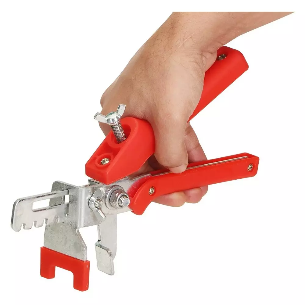 FLAMINGO ENTERPRISE Tile Leveling System Multi Utility Plier Metal Red & Silver, FM-537