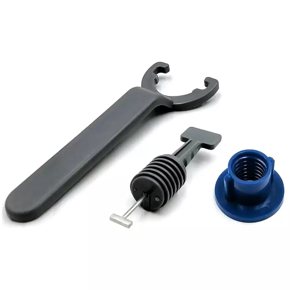 FLAMINGO ENTERPRISE Tile Leveling System Clips & Line Level 5 cm Length Non-Magnetic Blue (Pack of 100 Pcs)