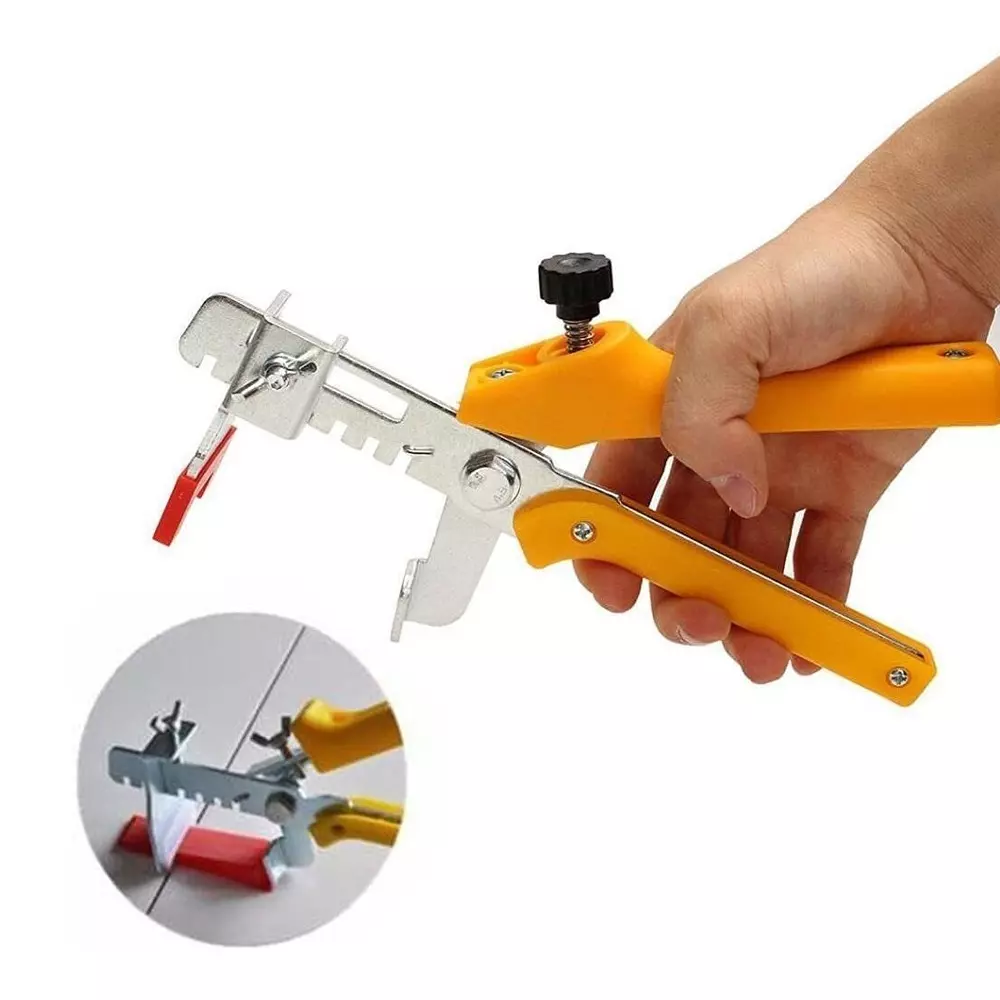 TileMaster Tile Leveling Plier Stainless Steel & Plastic Yellow 20 cm Length, TM-229