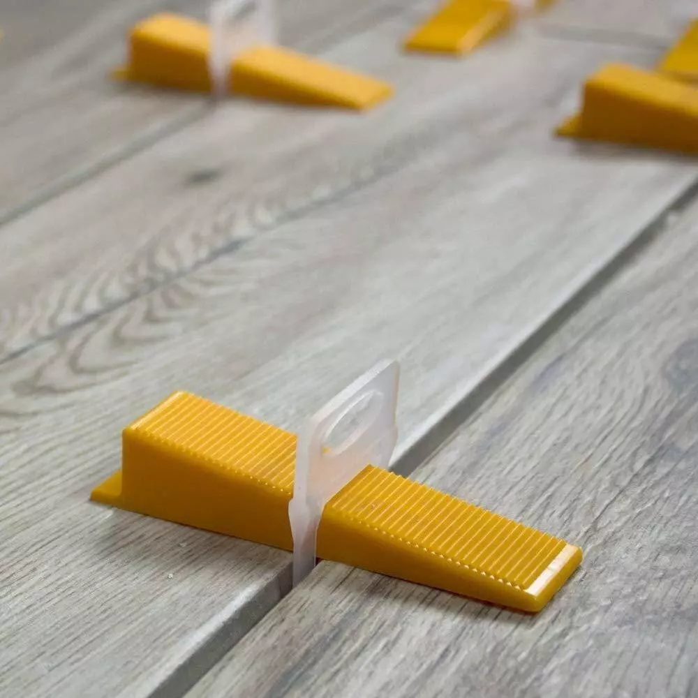 Flamingo Tiles Leveling Wedges Yellow 9 cm (Pack of 50 Pcs)