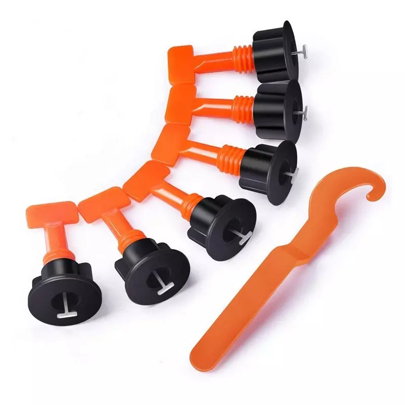 FLAMINGO ENTERPRISE 50 Pcs Tile Spacer with Special Wrench Line Level 7.5 cm Length Non-Magnetic
