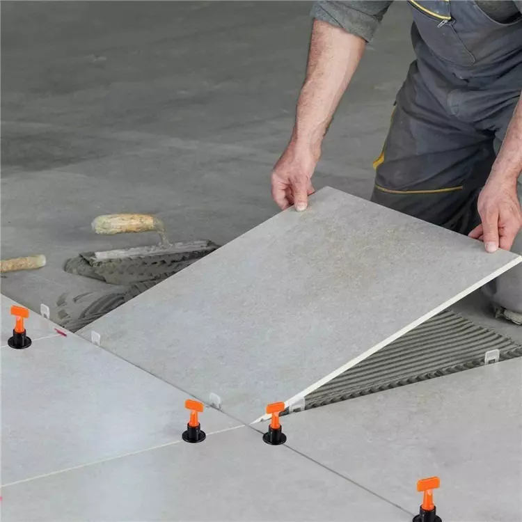 FLAMINGO ENTERPRISE 50 Pcs Tile Spacer with Special Wrench Line Level 7.5 cm Length Non-Magnetic