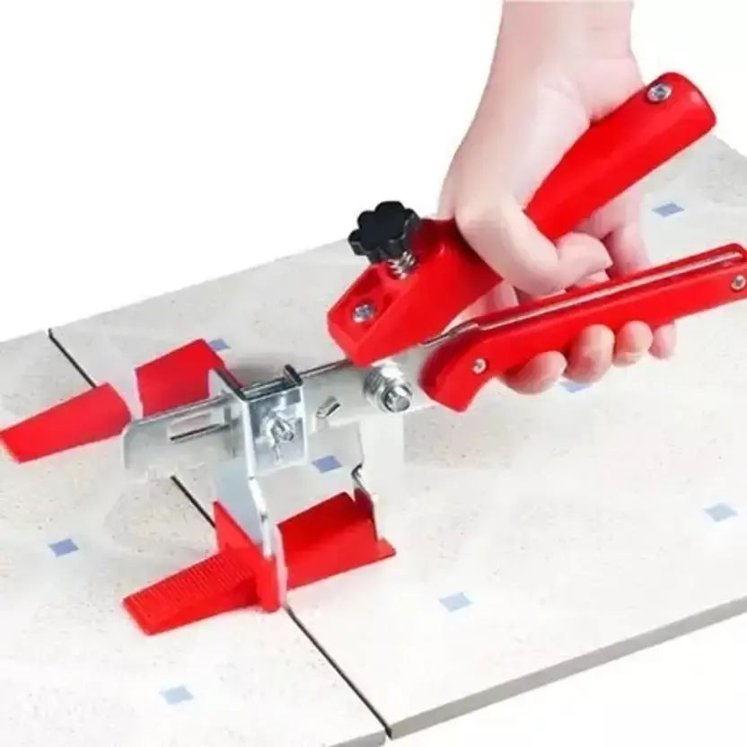 NEWHANDTOOLS Tile Installation Kit Includes 50 Clips 2 mm, 50 Wedges, 1 Spacer Lever Tool Length 6.5 cm
