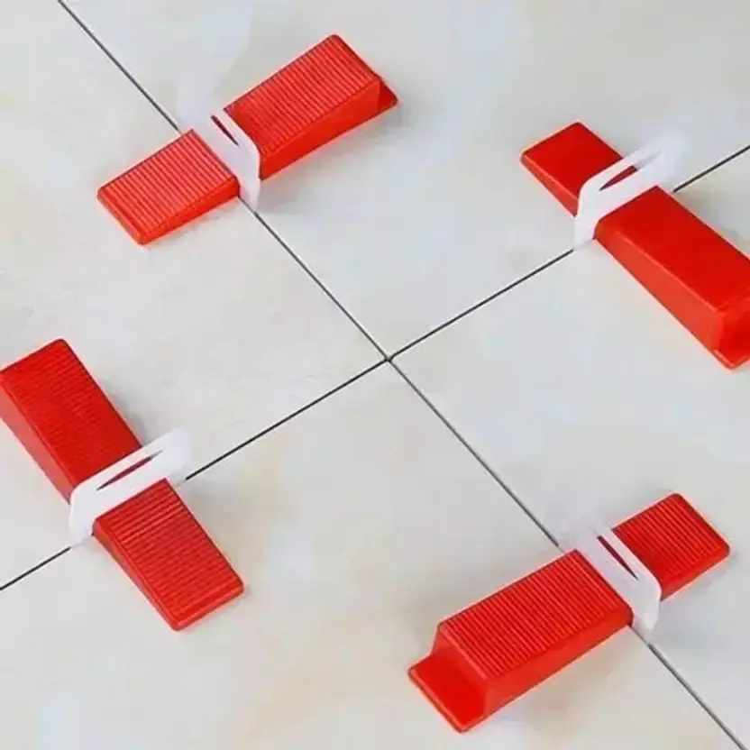 NEWHANDTOOLS Tile Installation Kit Includes 50 Clips 2 mm, 50 Wedges, 1 Spacer Lever Tool Length 6.5 cm