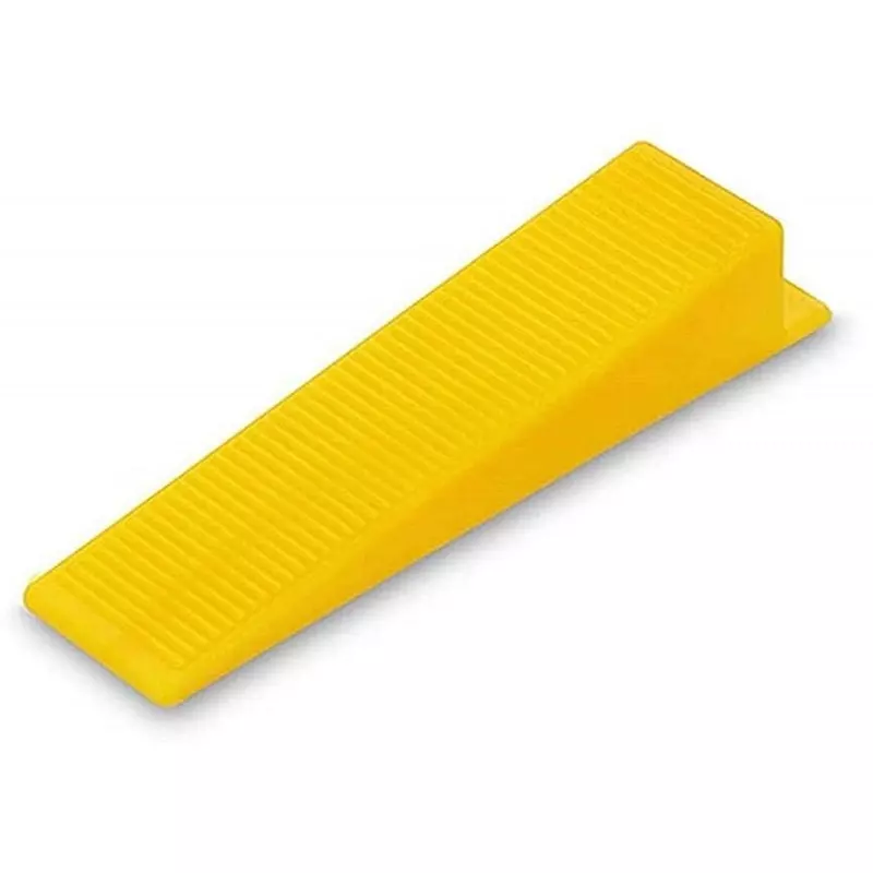 flamingo-enterprise-tile-leveler-kit-100-pcs-wedge-100-clip-spacer-4-mm-durable-plastic-yellow-white-11-cm-length-fm-491