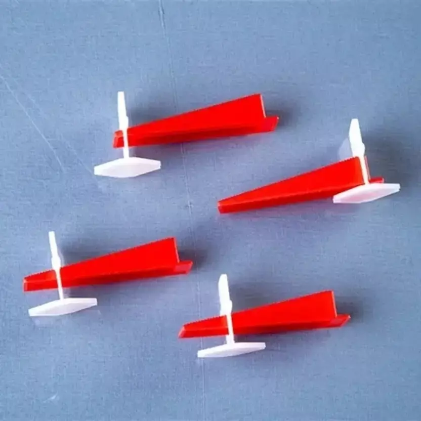 NEWHANDTOOLS Tile Levelling System Includes 100 Wedge, 100 Clips 3 mm, 1 Measurement Tape, 1 Tile Spacer Plier Length 7 cm