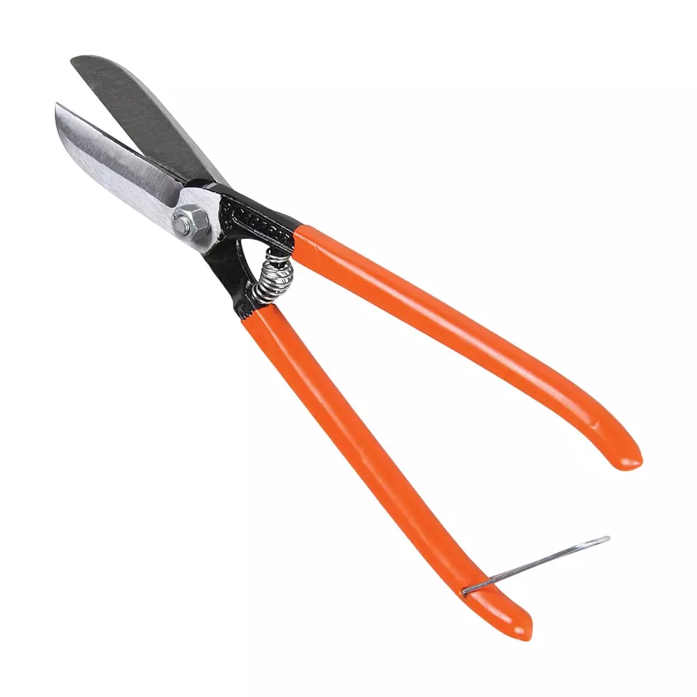 Kizer Tin Cutter Steel Blade Robust Handles 8 inch (203.2 mm), KZ-72
