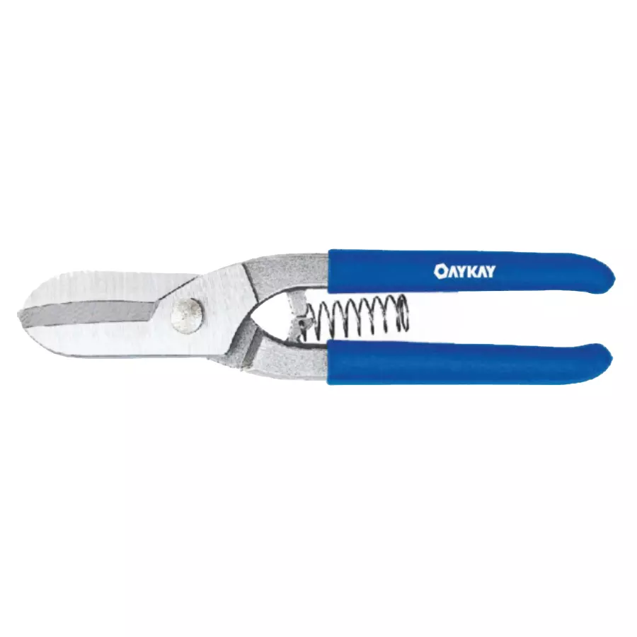 OAYKAY High Carbon Steel 254 mm(10 Inch) Tin Cutter with Spring