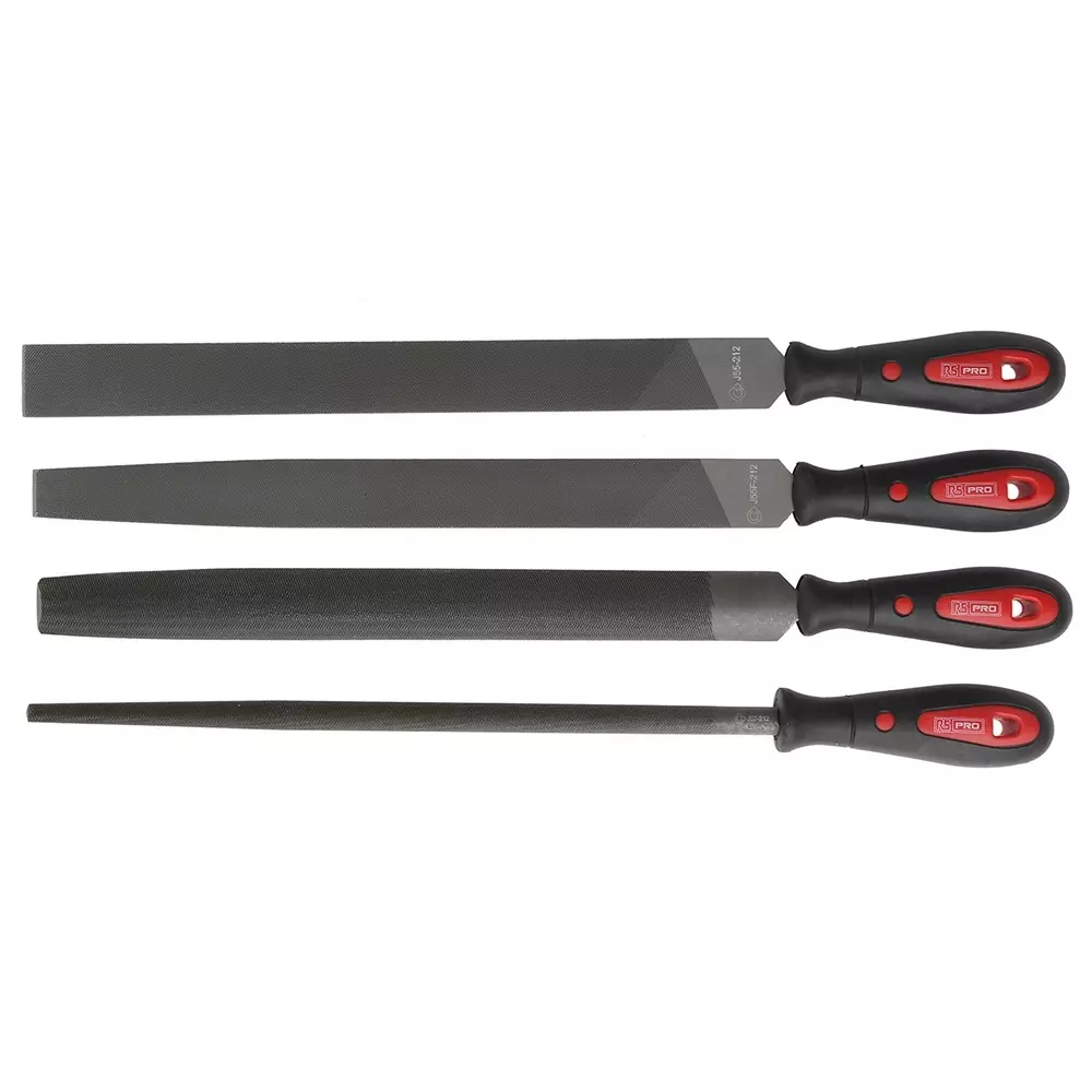 RS PRO File 4 Piece Second Handle Included, 1467308