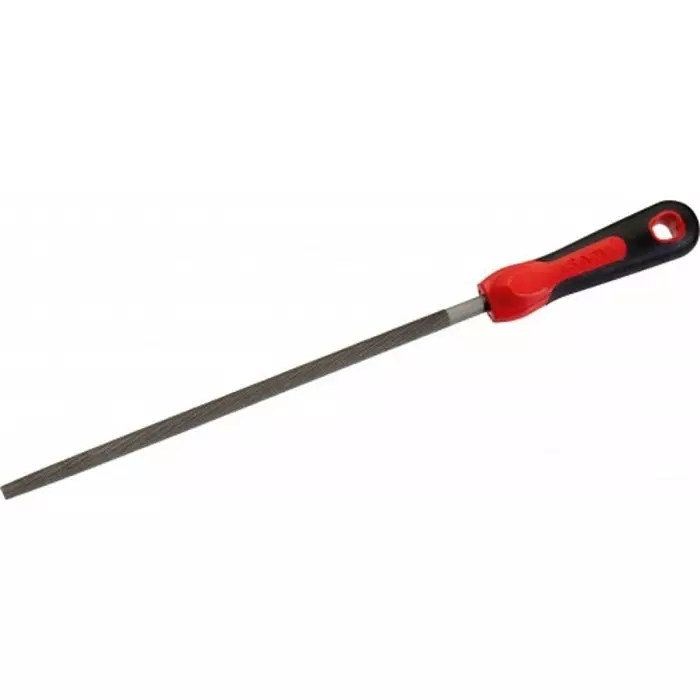 Sam Engineers File 200 mm Smooth Round With Soft-Grip Handle, LR-20-DE-FME