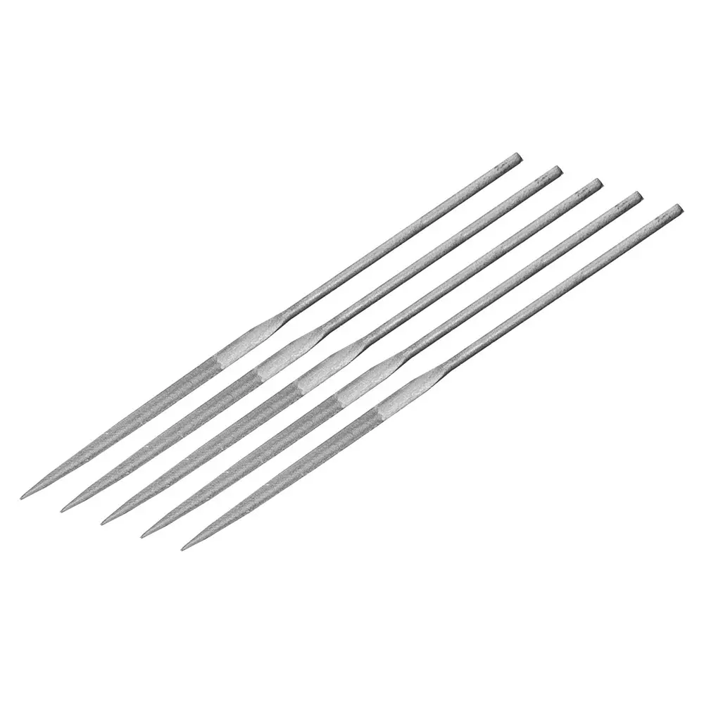 MULTICOMP PRO Needle File 5 Pieces of 3 mm Dia Cross Files Kit Contents, MP011902