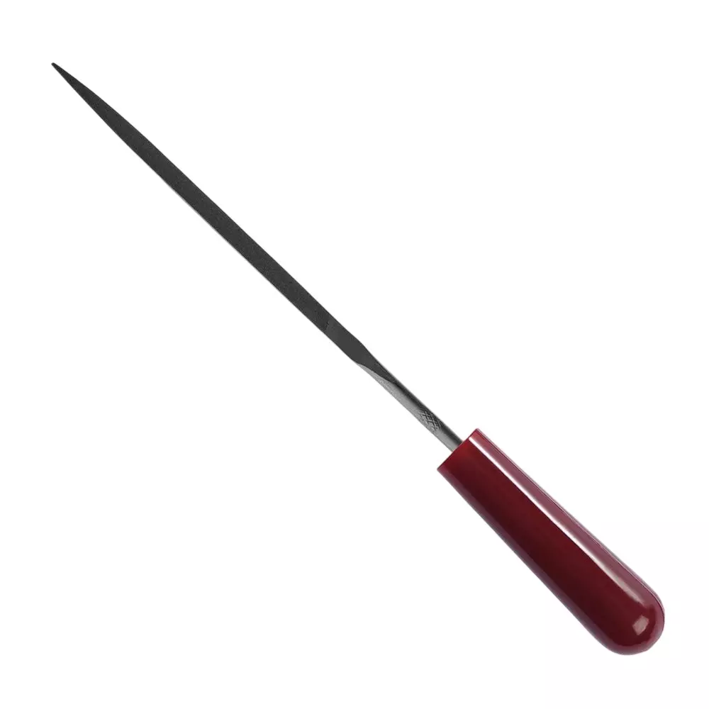 JK Super Drive Three Square Needle File 140 mm Size 2 Cut, SD24TSNB (10 Pcs)