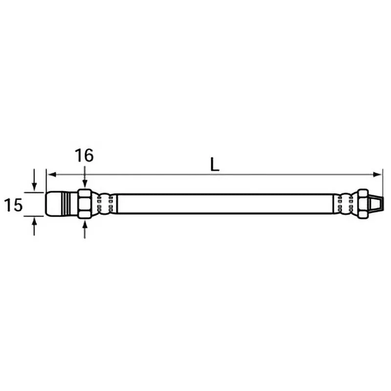 Ktc Grease Gun Nozzle Heavy Duty 337 mm Length, G-330NH