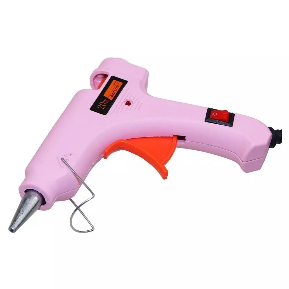 fadman-20-w-mini-glue-gun-with-25-stick-standard-temperature-pink-7-mm-stick-dia-25peenkee-20vwt25stx